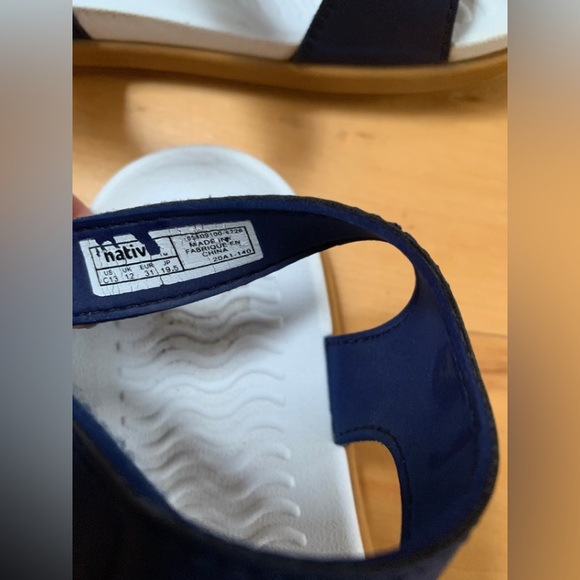 Dark blue native kid sandal 13 - Picture 4 of 4